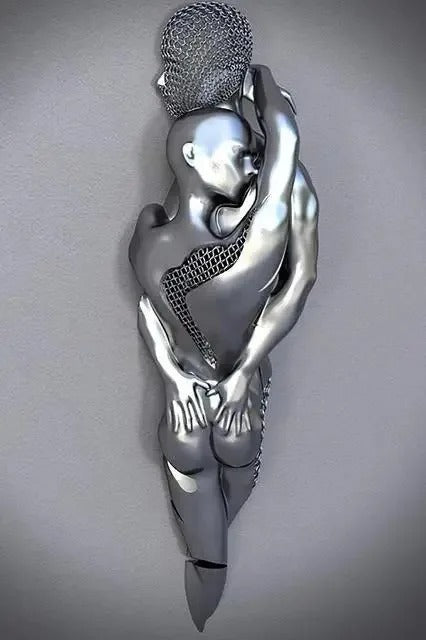 Quadro su tela Scultura metallica astratta