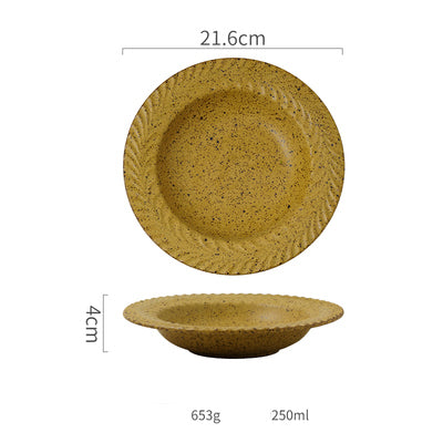 Piatto ceramica stile occidentale