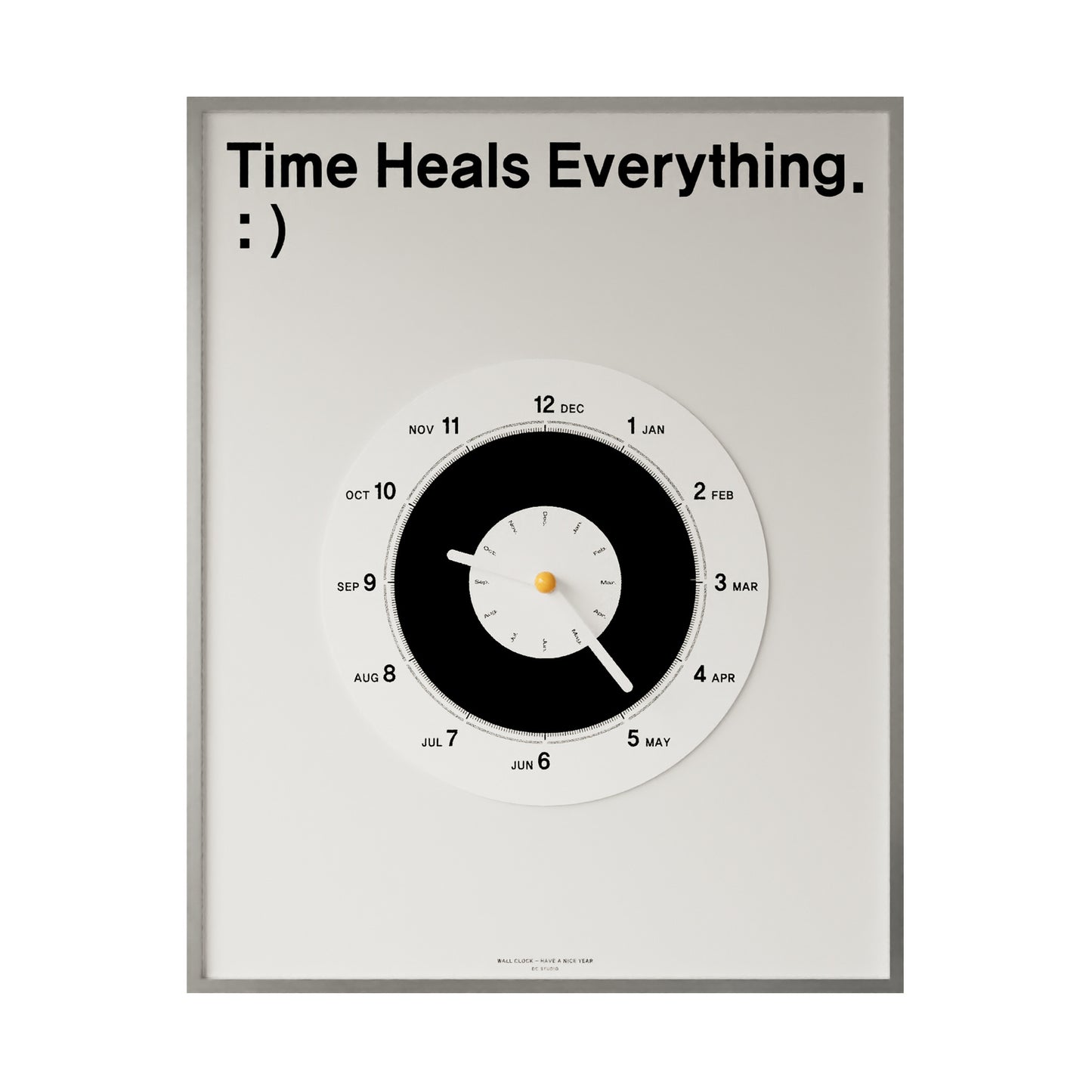 Quadro decorativo con orologio