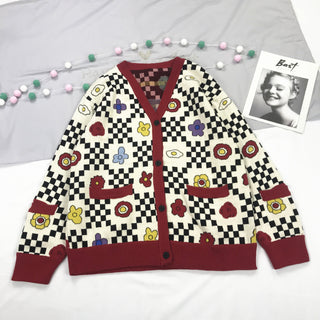 Cardigan Mosaico Floreale