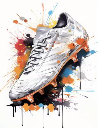 Quadro scarpe da calcio