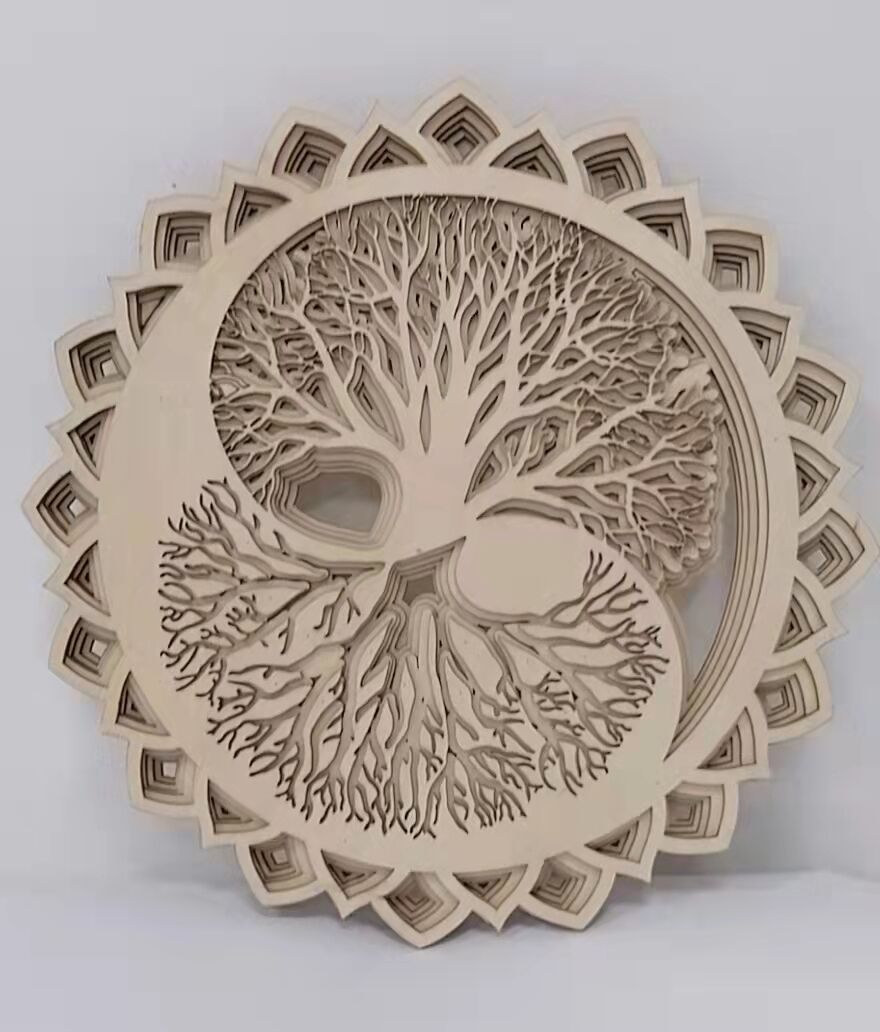 Ornamento albero della vita boho