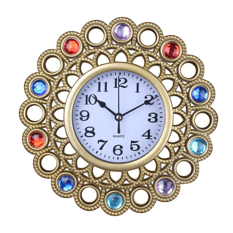 Orologio da parete Cristalli ornamentali