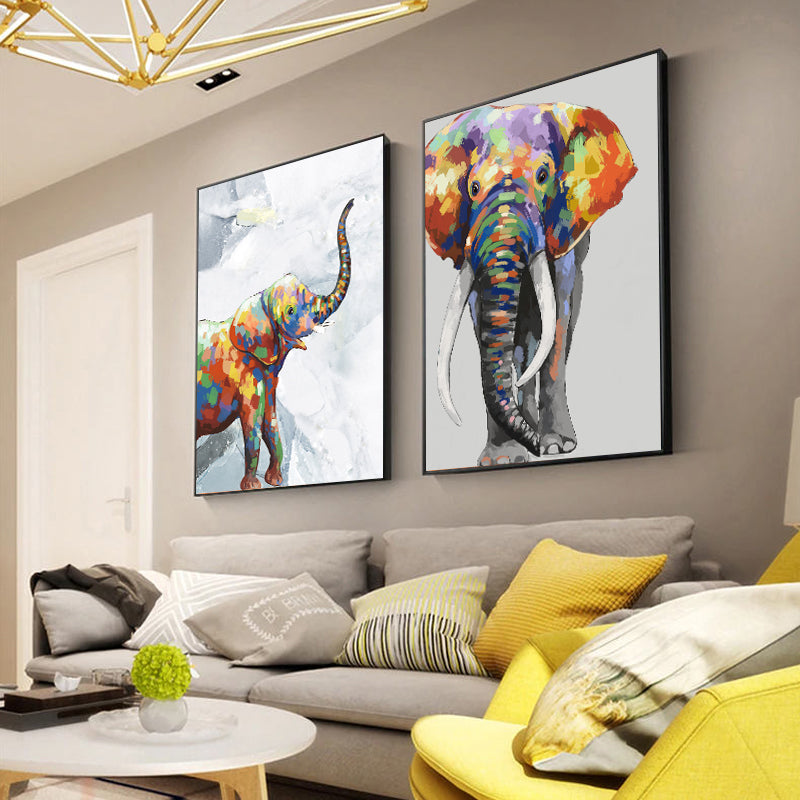 Quadro Elefante Astratto