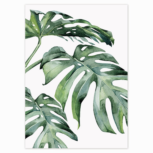Adesivo murale Piante tropicali verdi