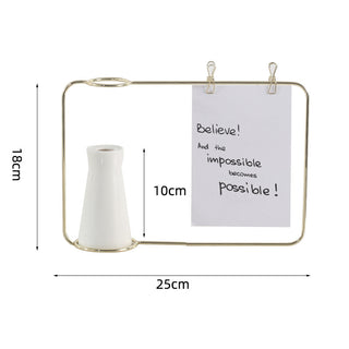 Set vaso e cornice