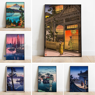 Quadro su tela Paesaggi giapponesi