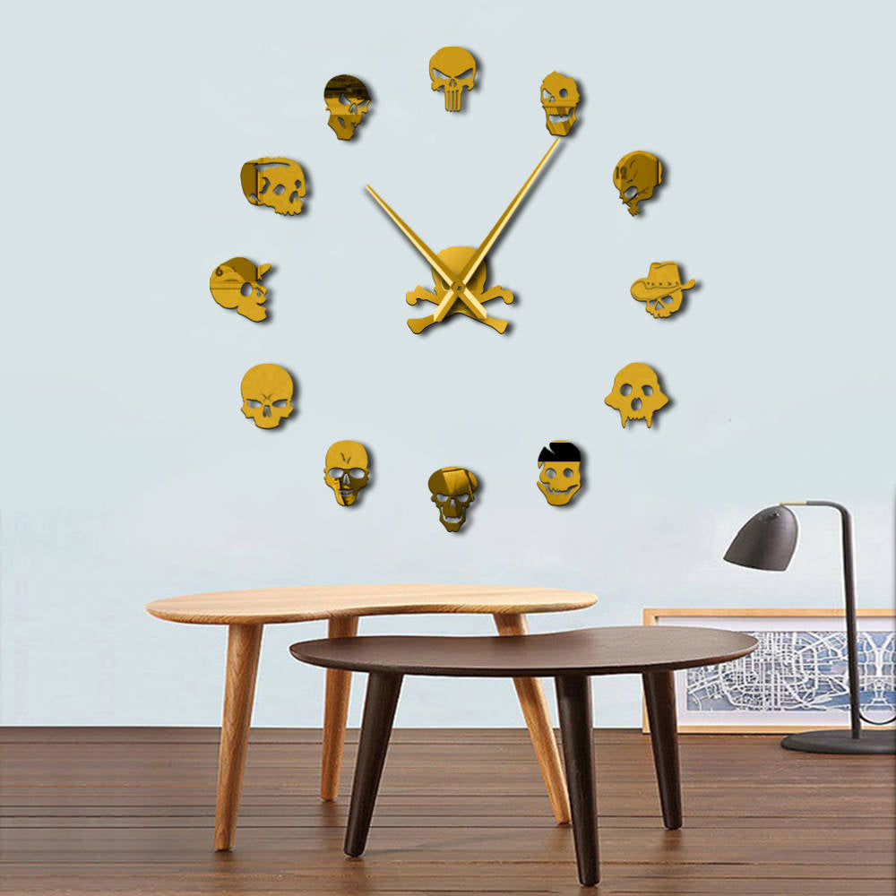 Orologio da parete Teschi e ossa