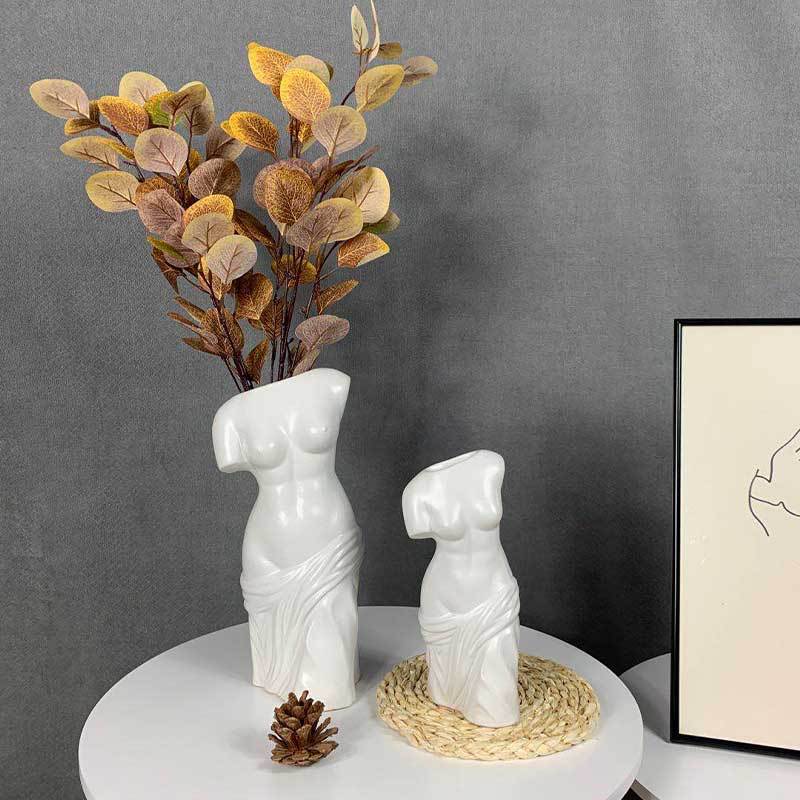 Vaso busto di ceramica