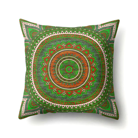 Cuscino velluto pesca mandala