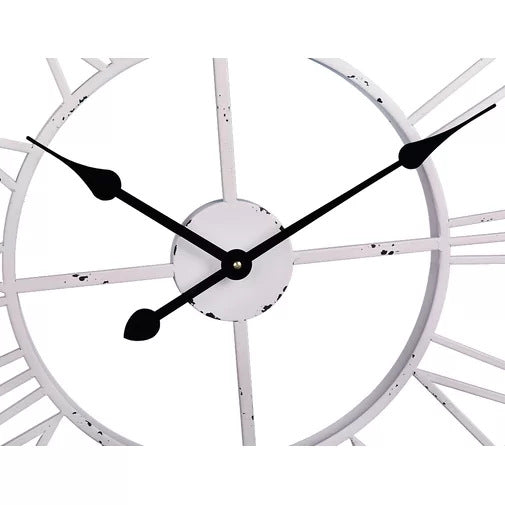 Orologio da parete Elementi trapezoidali legno