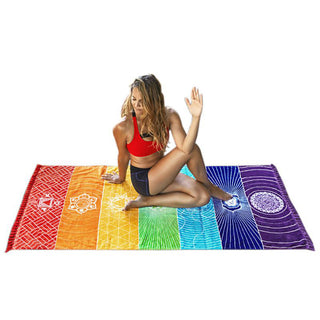 Tappeto mandala yoga