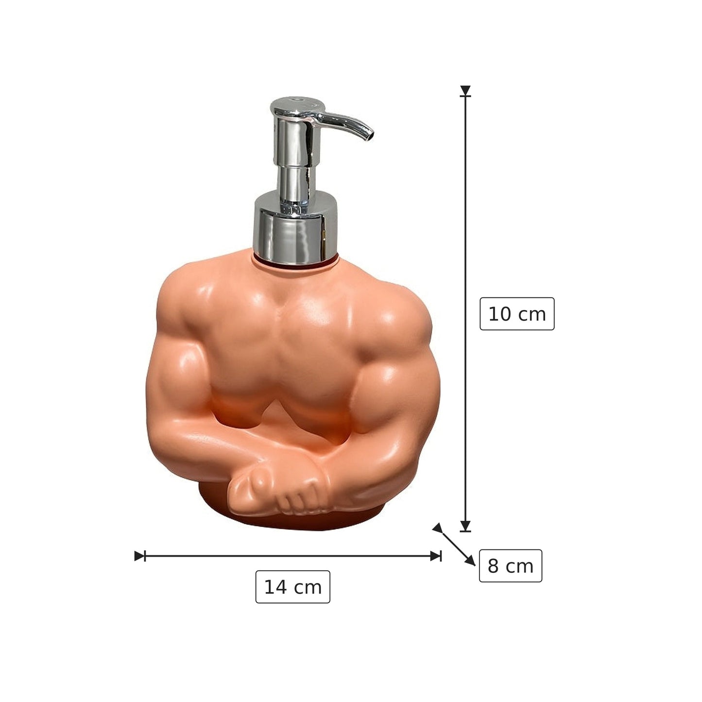 Dispenser sapone musolo 14x10x8 cm