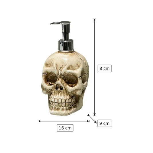 Dispenser sapone teschio 16x8x9 cm