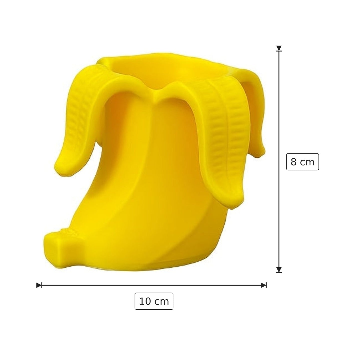 Porta penne banana 10x8 cm