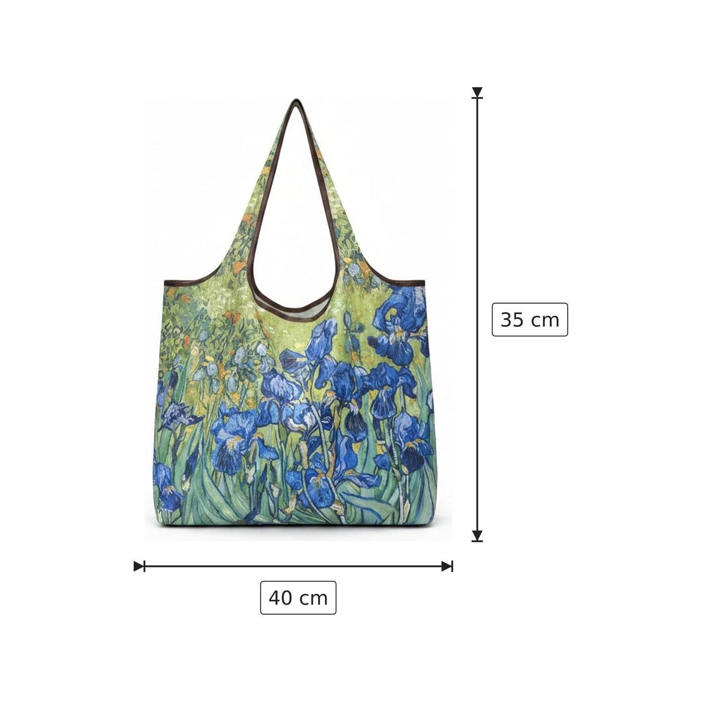 Borsa Vincent Van Gogh in poliestere - 40×35 cm