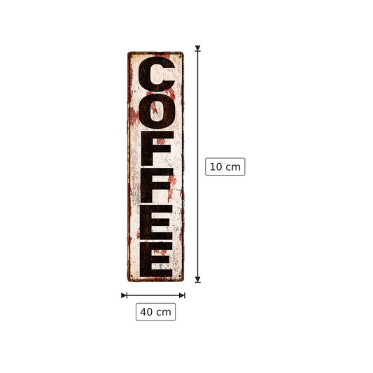 Targa in Metallo Vintage - 40x10 cm