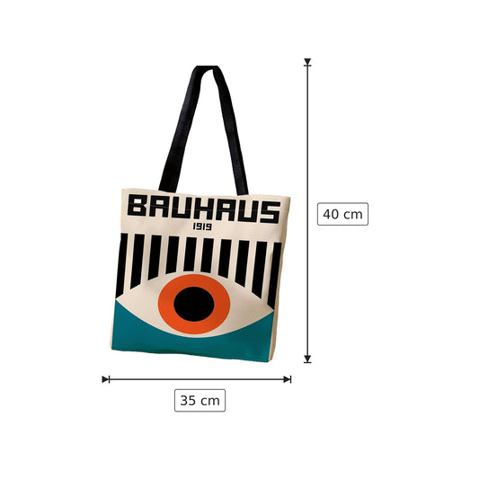 Borsa tote Bauhaus in poliestere - 35×40 cm