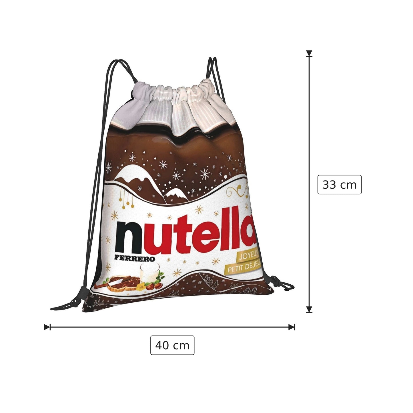 Zaino Nutella in poliestere - 40×33 cm
