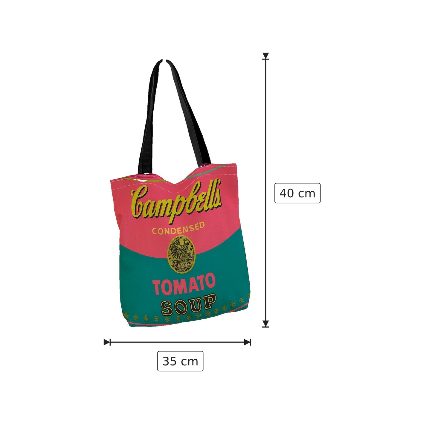 Borsa Tote Campbell in poliestere - 35×40 cm