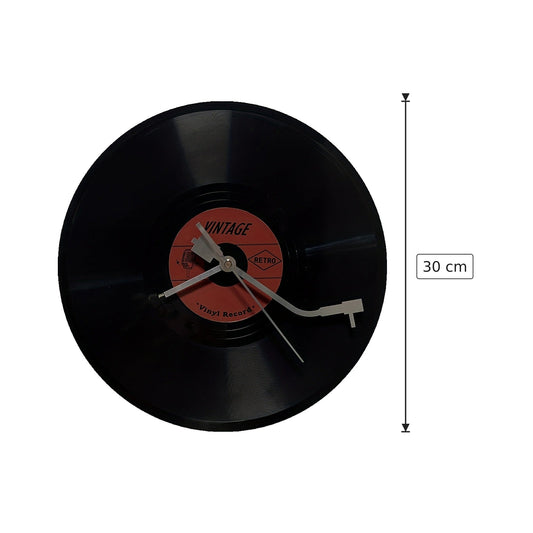 Orologio da parete a forma di vinile Ø30 cm