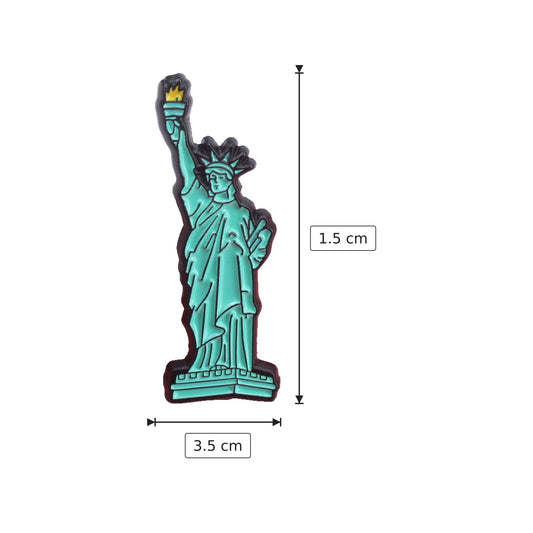 Spilla Statua della Libertà 3,5x1,5 cm