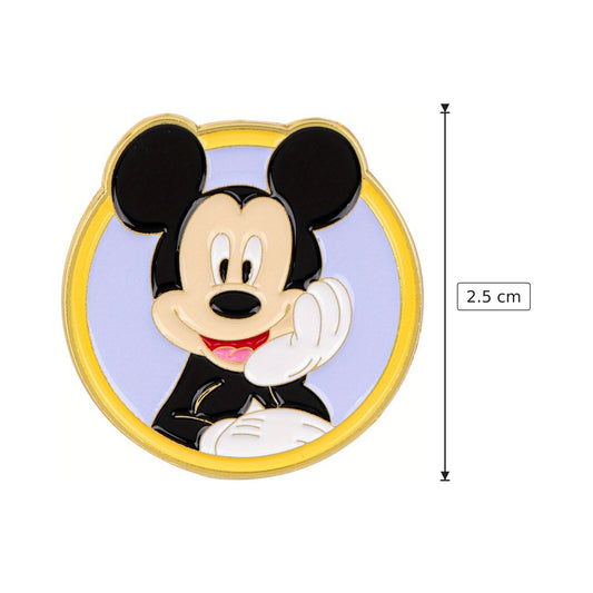 Spilla Mickey in metallo Ø2,5 cm