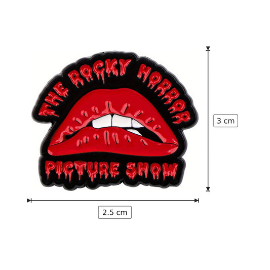 Spilla The Rocky Horror Picture Show in metallo 2,5x3 cm