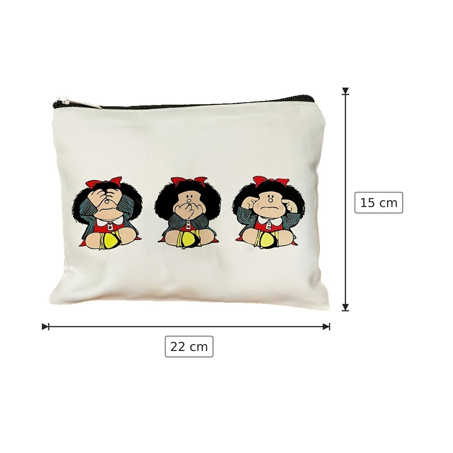 Pochette Mafada in poliestere - 22×15 cm