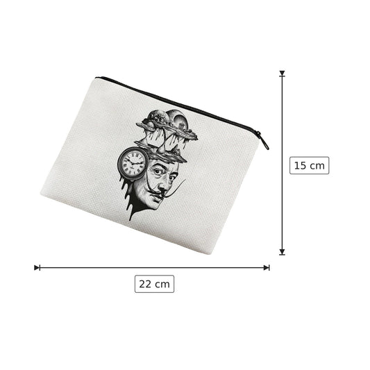 Pochette Dalì in poliestere - 22×15 cm