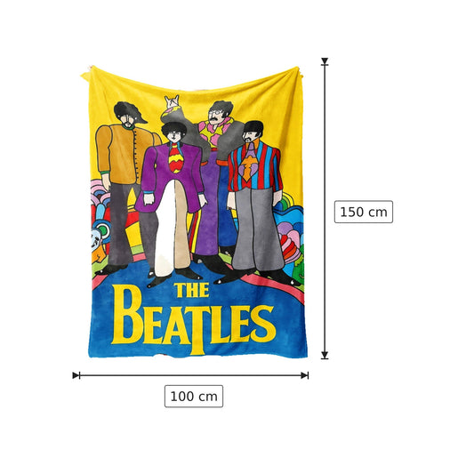 Coperta The Beatles - 100x150 cm - 130x150 cm
