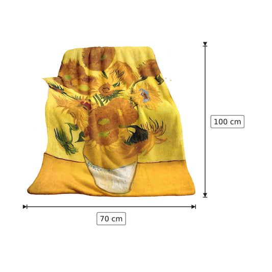 Coperta Giasoli di Van Gogh 70x100 cm - 100x150 cm - 130x150 cm - 150x200 cm - 180x200 cm