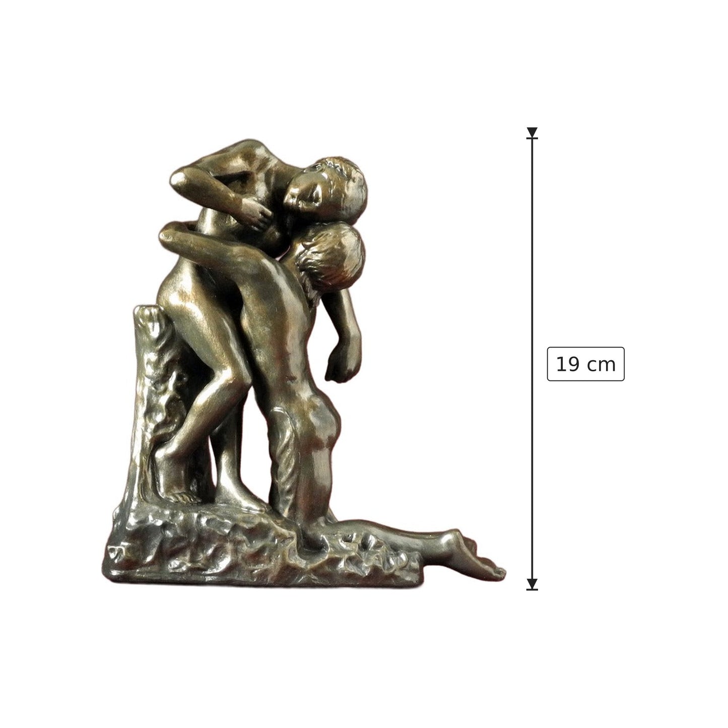Camille Claudel Sakuntala - L'abbandono - h 19 cm - Scultura 3D - Fatta e Dipinta a Mano