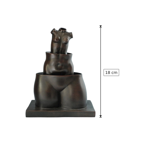 René Magritte - Follia di grandezza - h 18 cm - Scultura 3D - Fatta e Dipinta a Mano