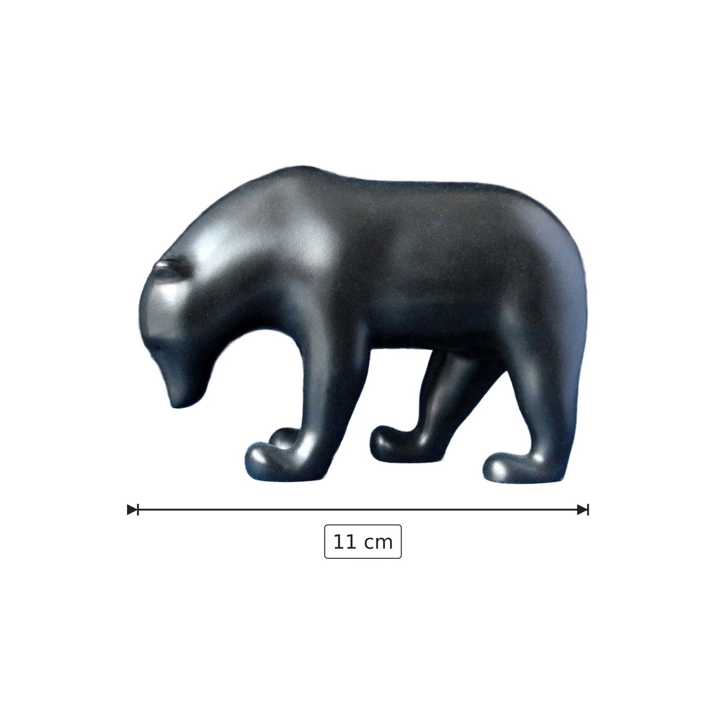 Francois Pompon - Orso bruno - h 11 cm - Scultura 3D - Fatta e Dipinta a Mano