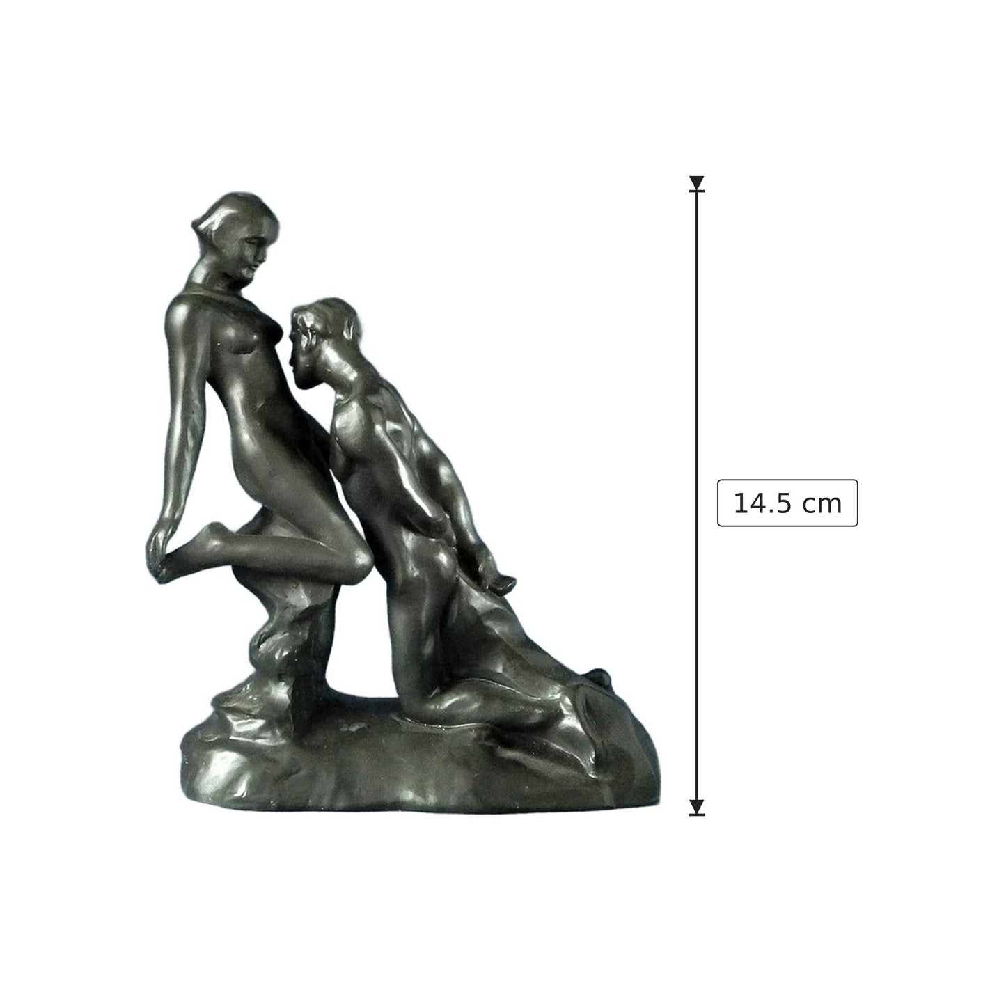 Auguste Rodin - L'idolo eterno - h 14.5 cm - Scultura 3D - Fatta e Dipinta a Mano
