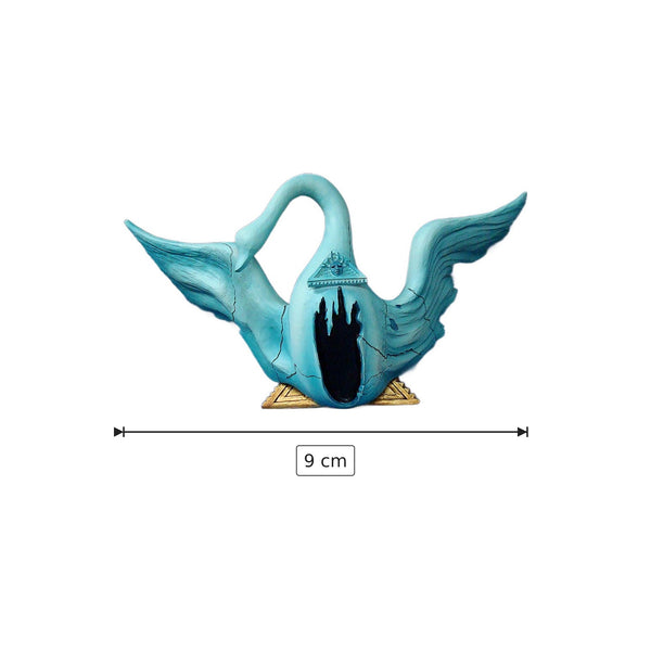 Salvador Dalì - Cigno - h 9 cm - Scultura 3D - Fatta e Dipinta a Mano