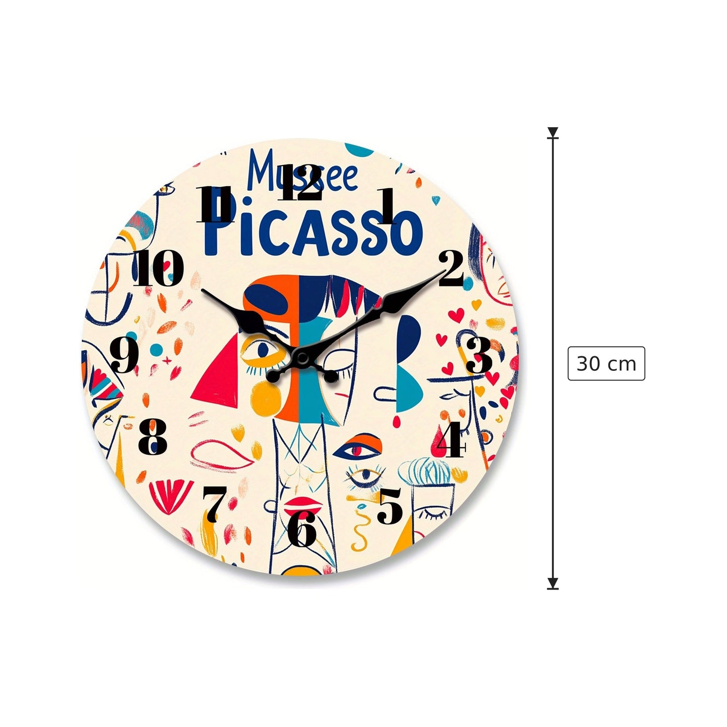 Orologio da parete in legno - 30 cm
