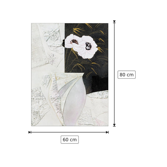 Vaso Con Fiori II - RICCA - cm 60x80 - Pannello in MDF
