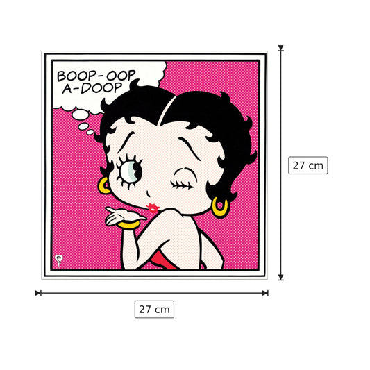 Betty Boop - NATWICK - cm 27x27 - Pannello in MDF