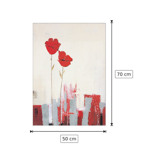Fiory Roja - ESTUDIO ART - cm 50x70 - Pannello in MDF