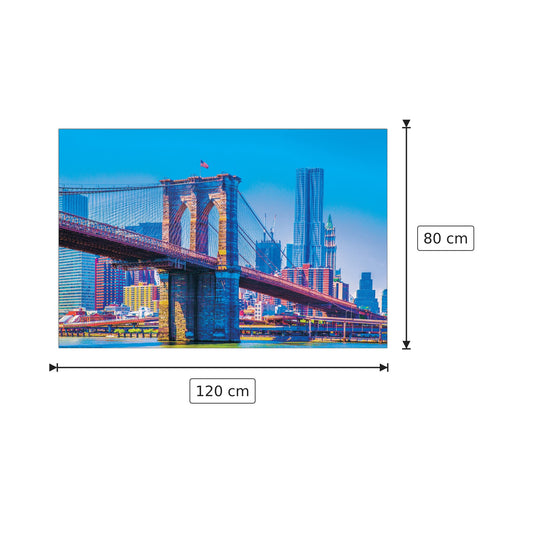 New York in colours 1 - Seifinger - cm 120x80 - Pannello in MDF