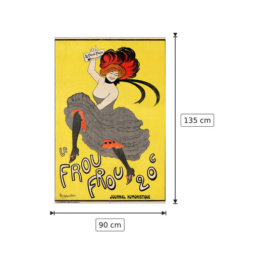 Le Frou Frou - cm 90x135 - Pannello in MDF
