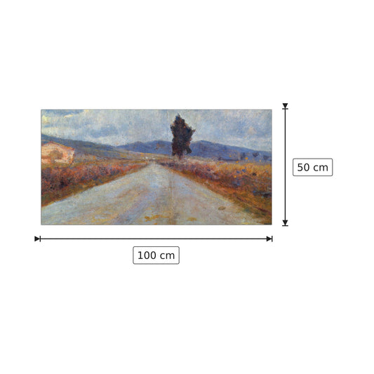 Paesaggio in Toscana - Modigliani Amedeo - cm 100x50 - Pannello in MDF