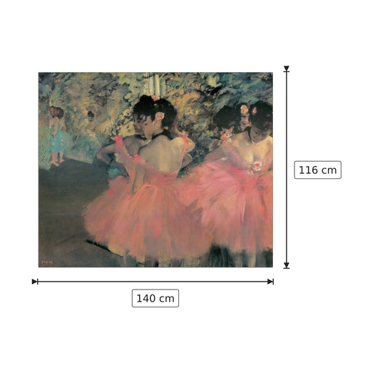 Ballerine rosa - DEGAS - cm 140x116 - Pannello in MDF
