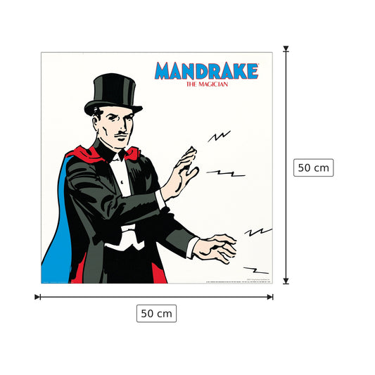 Mandrake il mago II - FALK - cm 50x50 - Pannello in MDF