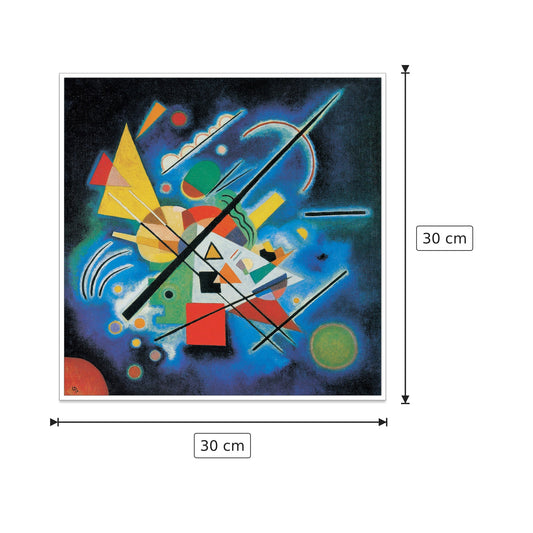 Dipinti in blu - KANDINSKY - cm 30x30 - Pannello in MDF