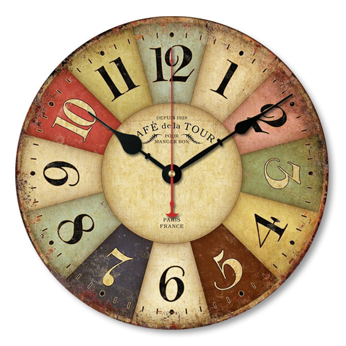 Orologio da parete Farfalle vintage