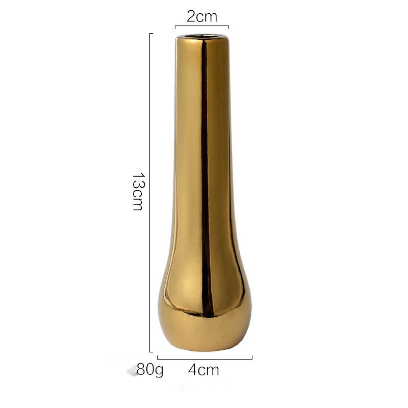 Vaso piccolo dorato