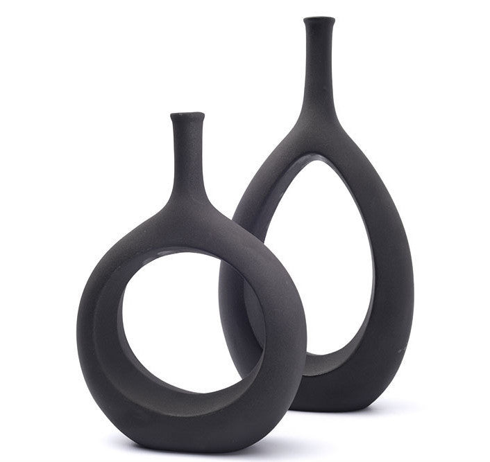 Vaso ceramica bianco